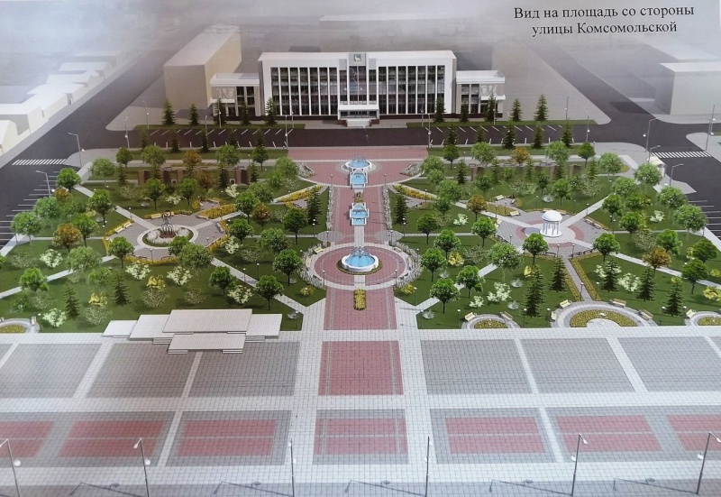 Какой будет центральная площадь Бузулука после реконструкции?